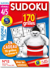 Sudoku 170 Grilles niveau 4/5 Numéro 12