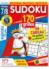 Sudoku 170 Grilles niveau 7/8 Numéro 3