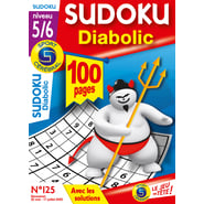 Sudoku Diabolic Numéro 125