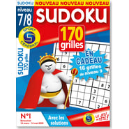 Sudoku 170 Grilles niveau 7/8 - Abonnements