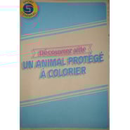 Poster XXL à colorier animal protégé