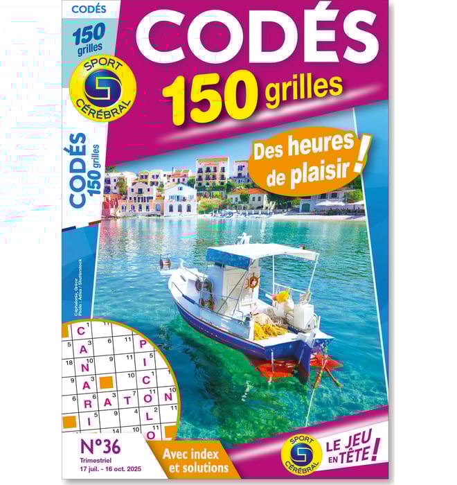 Codés 150 grilles Numéro 36