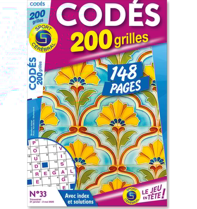 Codés 200 grilles Numéro 33 Codés 200 grilles Numéro 33