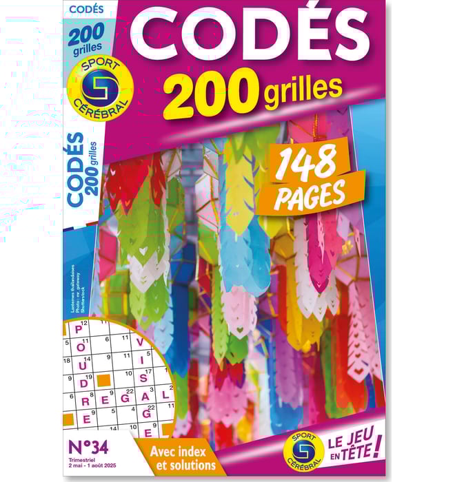 Codés 200 grilles Numéro 34 Codés 200 grilles Numéro 34