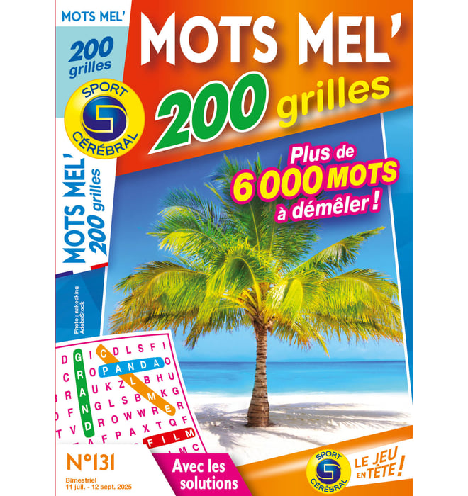 Mots Mel' 200 Grilles  Numéro 131