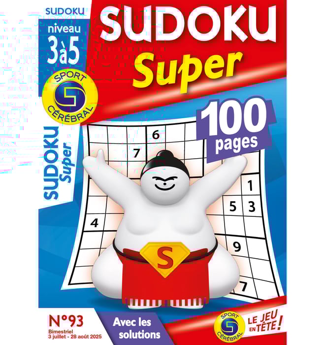 Sudoku Super Numéro 93 Sudoku Super Numéro 93