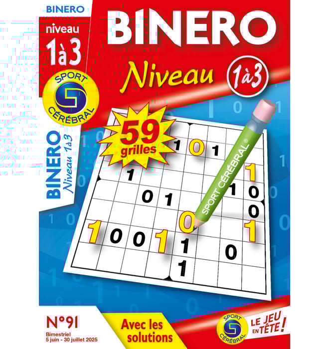 Binero Niveau 1 à 3 Binero Niveau 1 à 3
