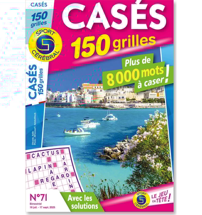 Casés 150 grilles Numéro 71 Casés 150 grilles Numéro 71