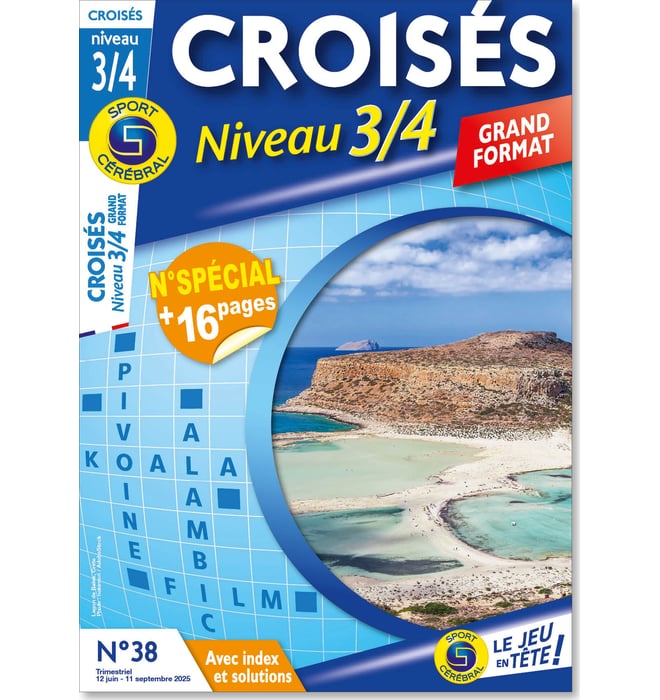 Croisés Niveau 3/4 grand format Numéro 38 Croisés Niveau 3/4 grand format Numéro 38