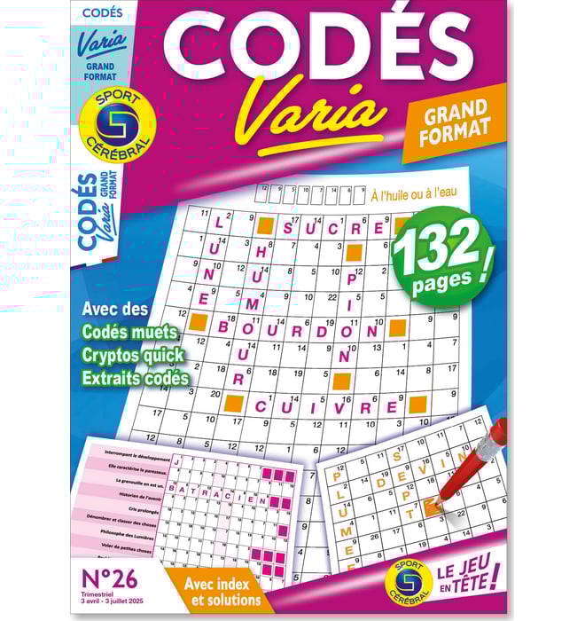 Codés Varia grand format