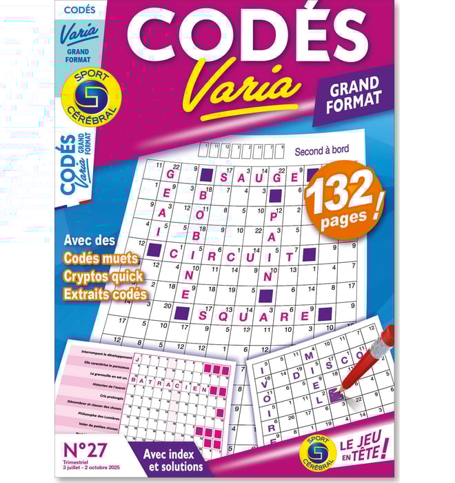 Codés Varia grand format