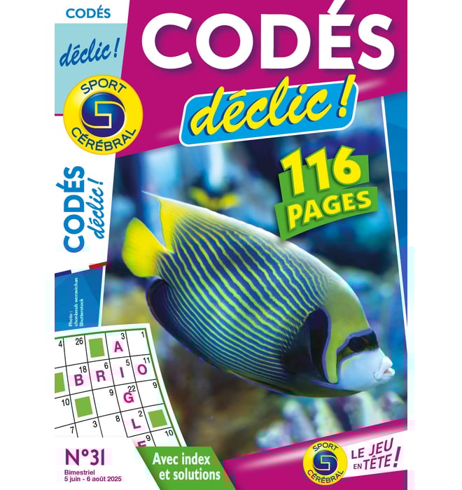 Codés Déclic ! Numéro 31 Codés Déclic ! Numéro 31