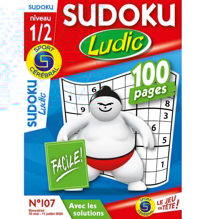 Sudoku Ludic Numéro 107 Sudoku Ludic Numéro 107