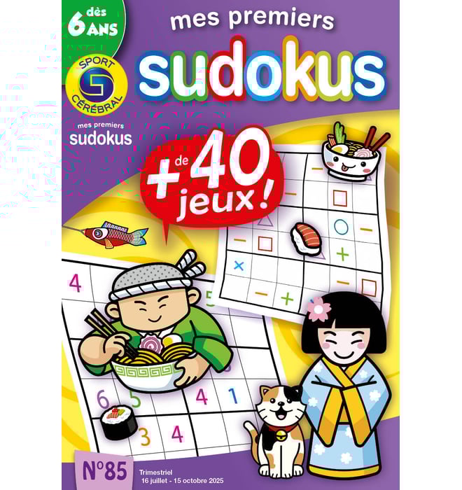 Mes premiers sudokus Numéro 85 Mes premiers sudokus Numéro 85