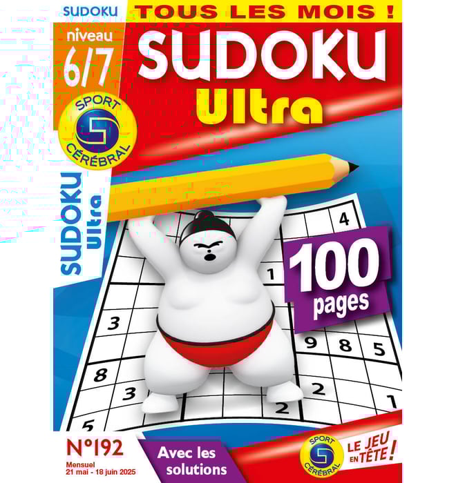 Sudoku Ultra Numéro 192 Sudoku Ultra Numéro 192