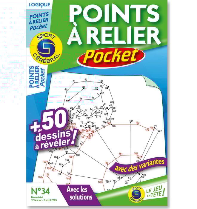 Points à relier Pocket Numéro 34 Points à relier Pocket Numéro 34