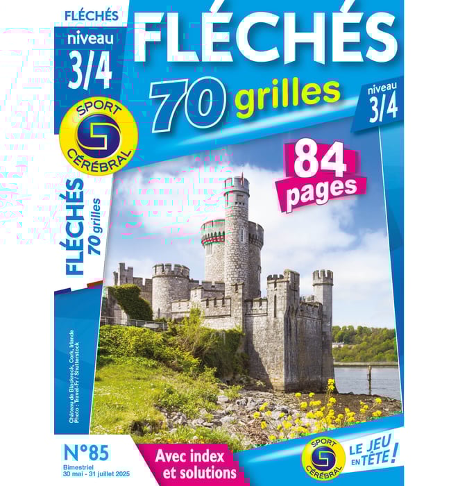 Fléchés 70 Grilles niveau 3/4 Numéro 85 Fléchés 70 Grilles niveau 3/4 Numéro 85