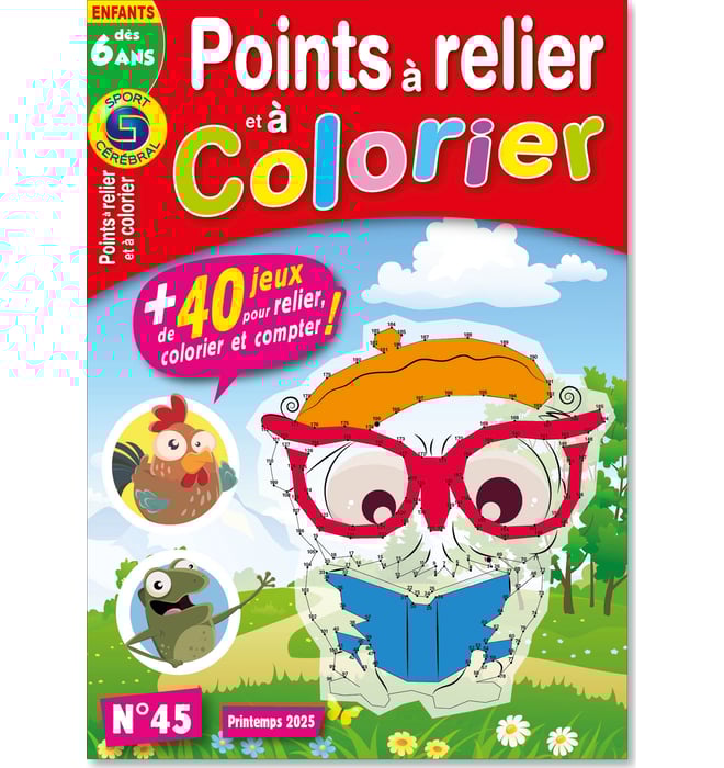 Points à relier et à colorier Points à relier et à colorier