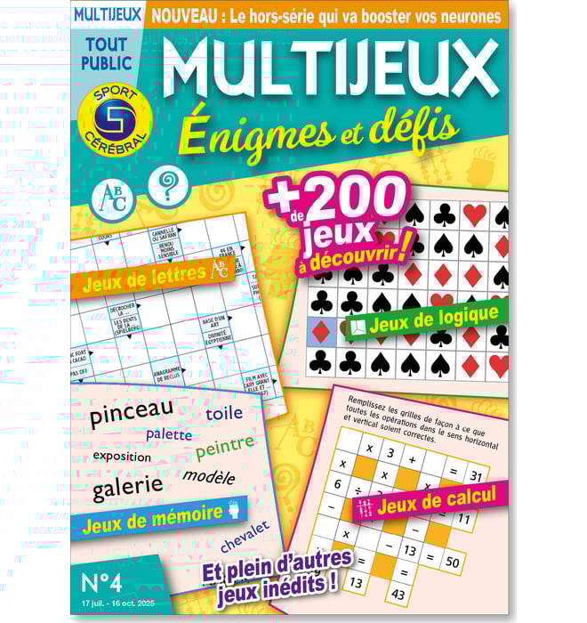 MULTIJEUX Énigmes et défis Hors-série Numéro 4 MULTIJEUX Énigmes et défis Hors-série Numéro 4