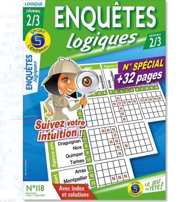 Enquêtes logiques niveau 2/3 Enquêtes logiques niveau 2/3