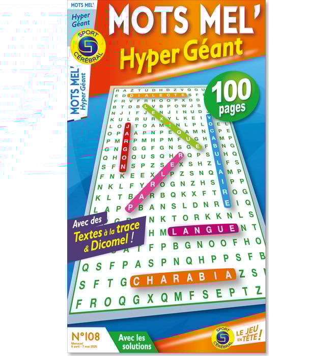 Mots Mel' Hyper Géant Numéro 108 Mots Mel' Hyper Géant Numéro 108