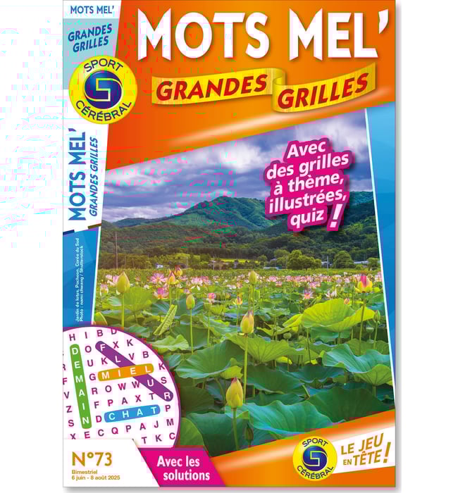 Mots Mel' grandes grilles Numéro 73 Mots Mel' grandes grilles Numéro 73