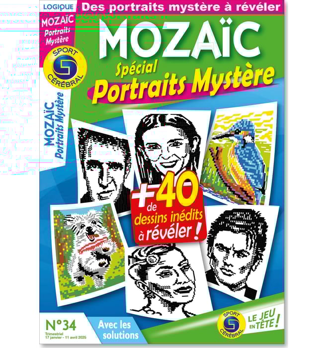 Mozaïc spécial portraits mystère Numéro 34 Mozaïc spécial portraits mystère Numéro 34