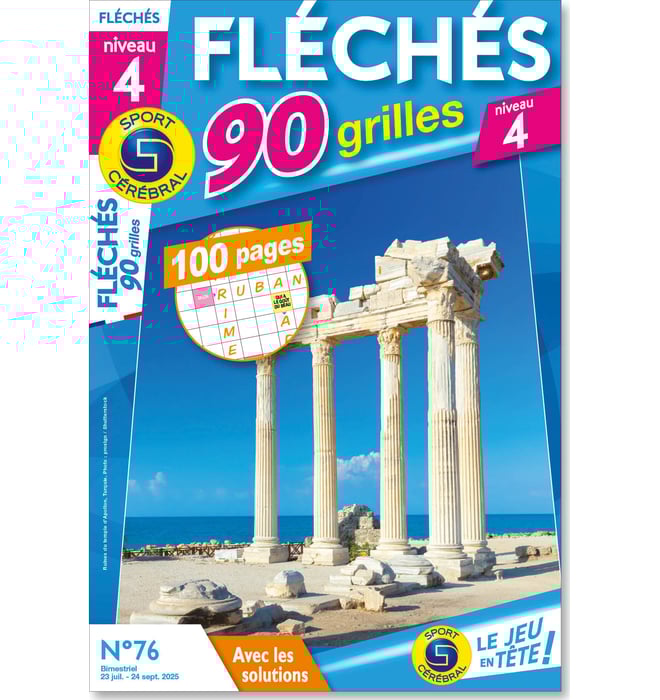 Fléchés 90 grilles niveau 4 Numéro 76 Fléchés 90 grilles niveau 4 Numéro 76