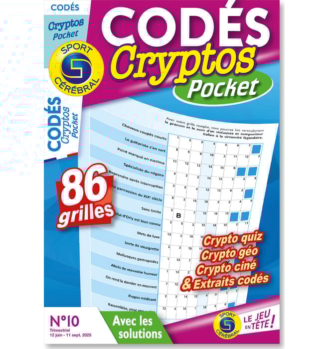 Codés Cryptos Pocket Numéro 10 Codés Cryptos Pocket Numéro 10