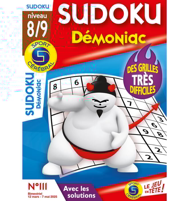 Sudoku Démoniac Numéro 111 Sudoku Démoniac Numéro 111