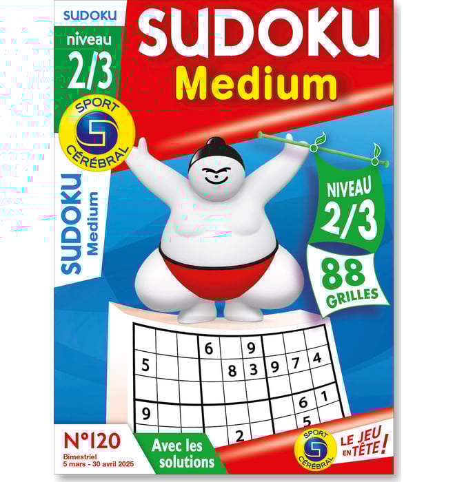 Sudoku Medium Numéro 120 Sudoku Medium Numéro 120