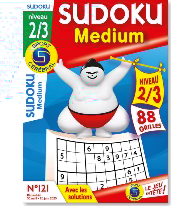 Sudoku Medium Numéro 121 Sudoku Medium Numéro 121