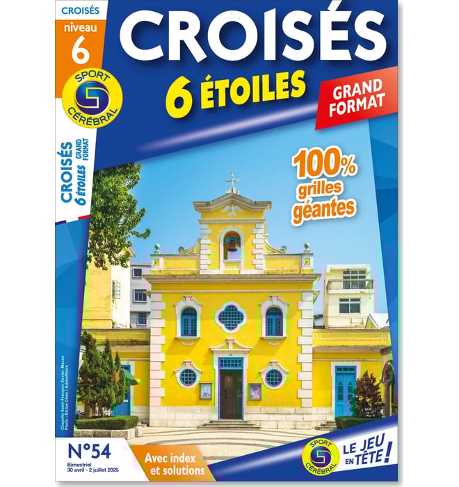 Croisés 6 Étoiles grand format Numéro 54 Croisés 6 Étoiles grand format Numéro 54