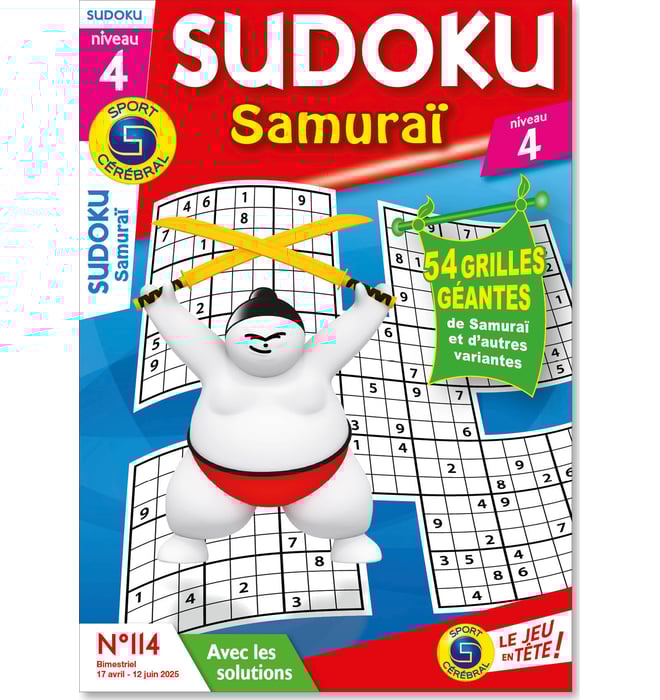 Sudoku Samuraï Niveau 4 Numéro 114 Sudoku Samuraï Niveau 4 Numéro 114