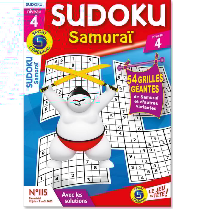 Sudoku Samuraï Niveau 4 Numéro 115 Sudoku Samuraï Niveau 4 Numéro 115
