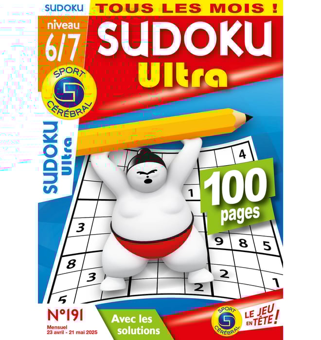 Sudoku Ultra Numéro 191 Sudoku Ultra Numéro 191