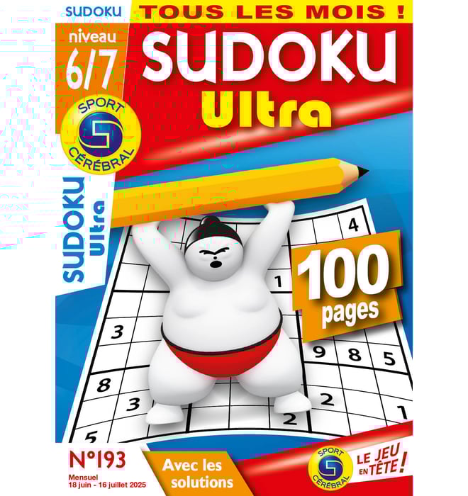 Sudoku Ultra Numéro 193 Sudoku Ultra Numéro 193