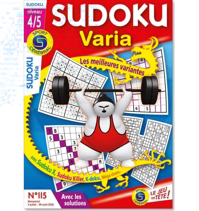 Sudoku Varia Numéro 115 Sudoku Varia Numéro 115
