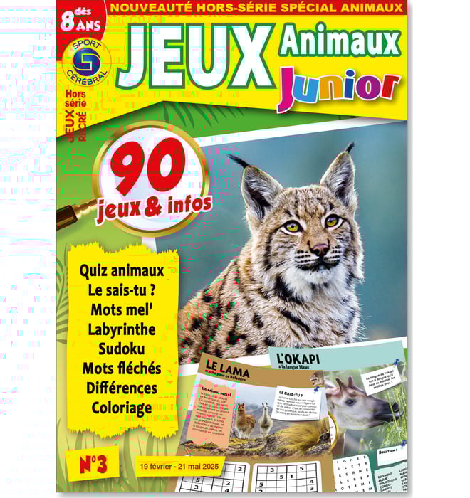 Jeux animaux Junior Numéro 3