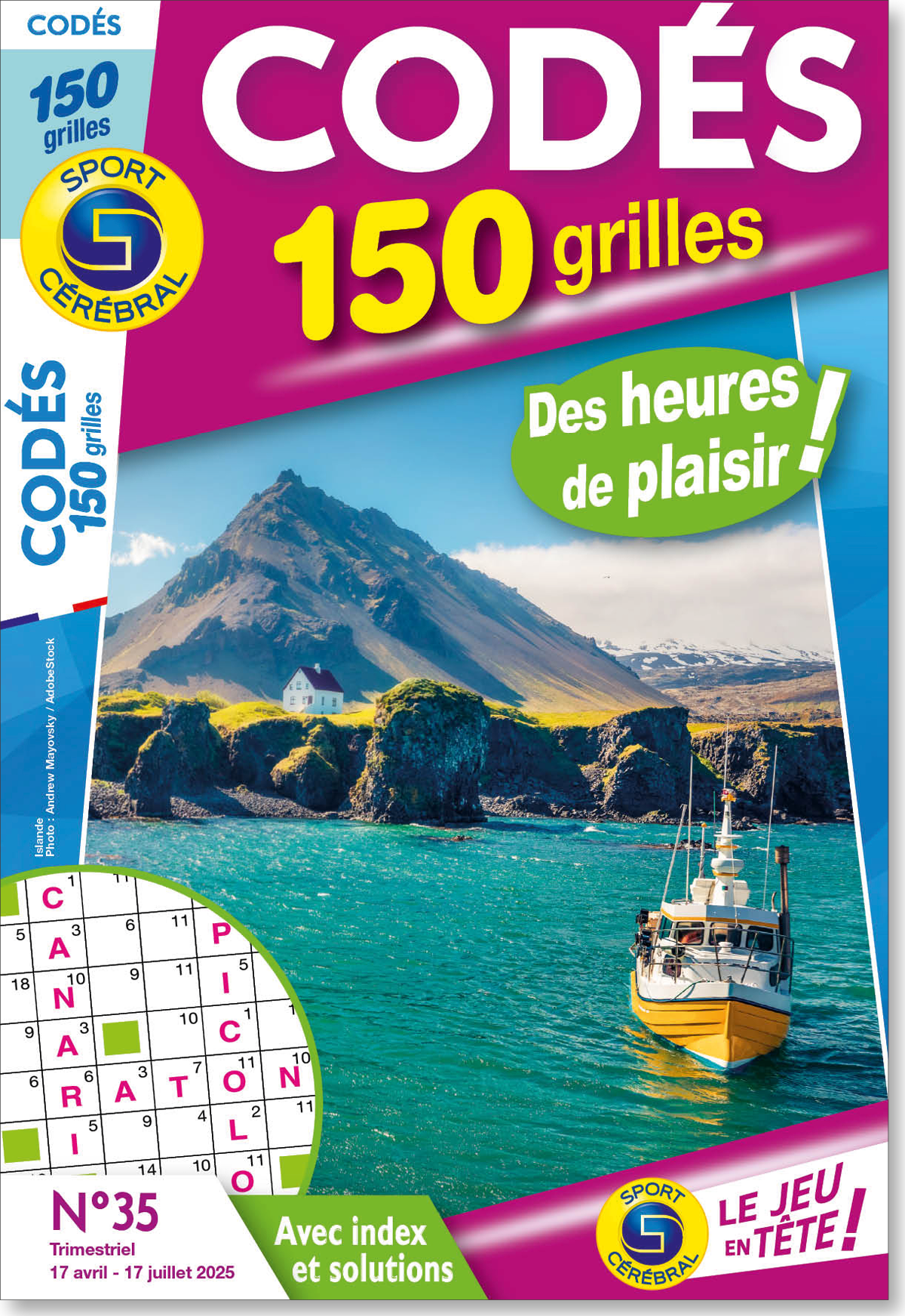 Codés 150 grilles Numéro 35