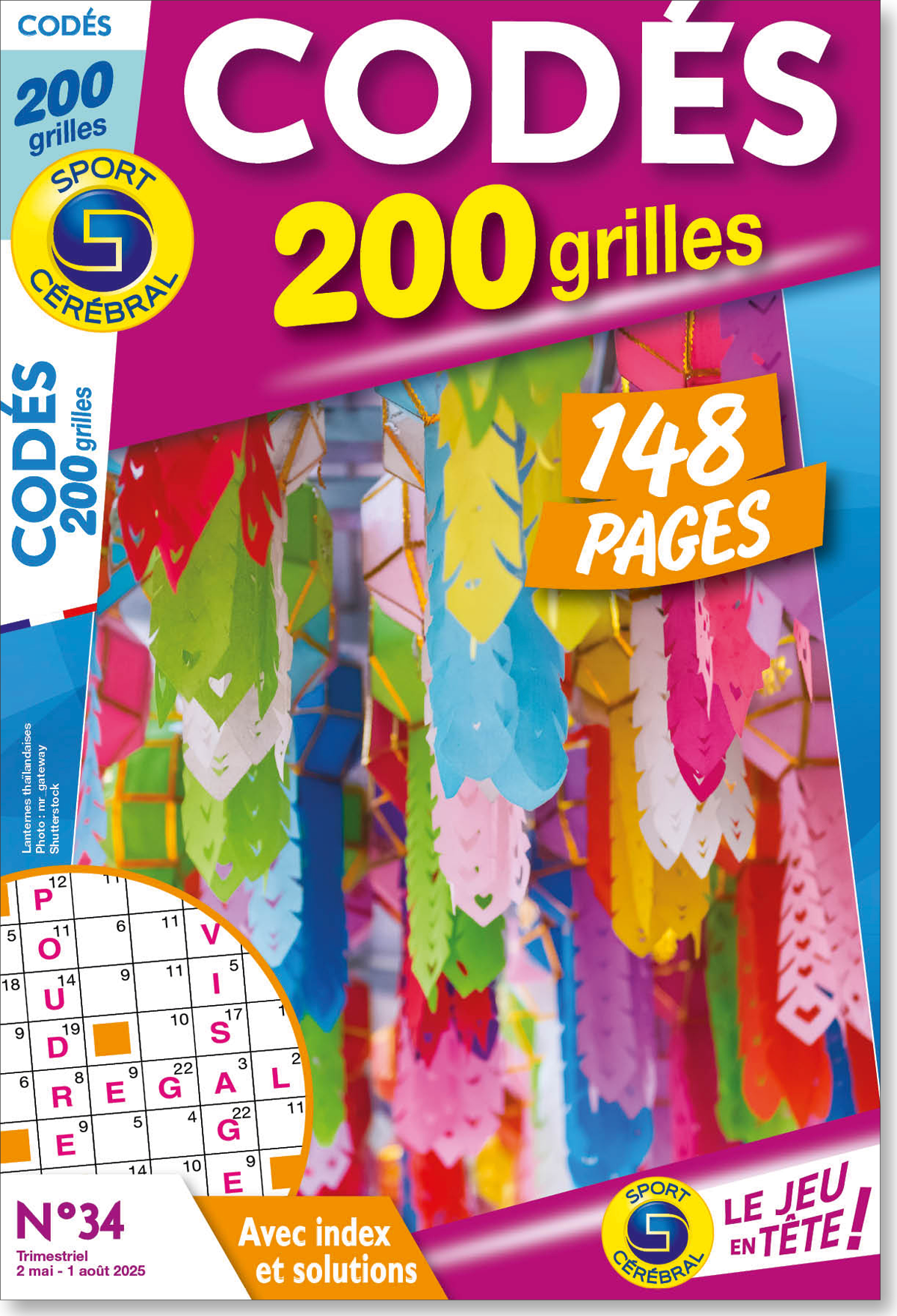 Codés 200 grilles Numéro 34