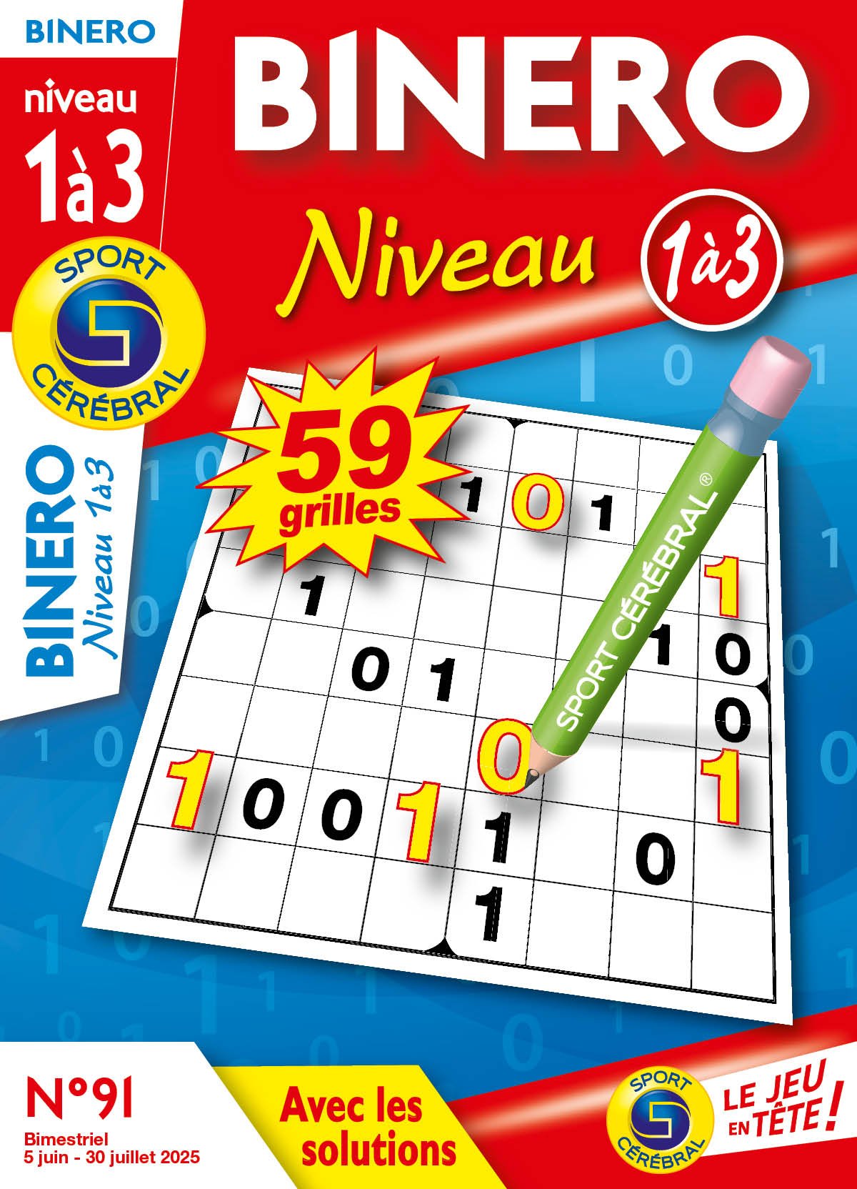 Binero Niveau 1 à 3 Numéro 91