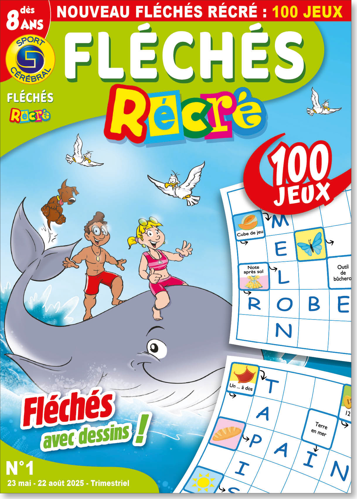 Fléchés récré +8 ans Numéro 1