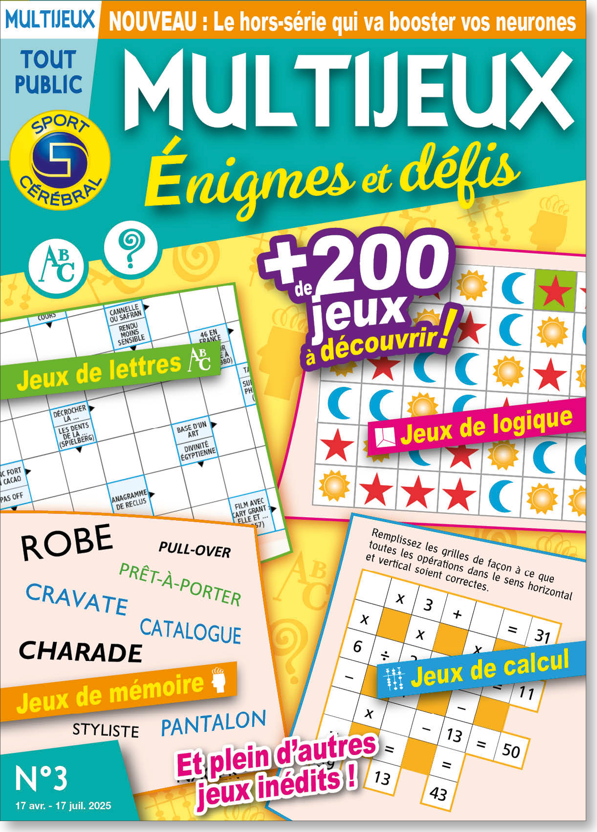 MULTIJEUX Énigmes et défis Hors-série Numéro 3