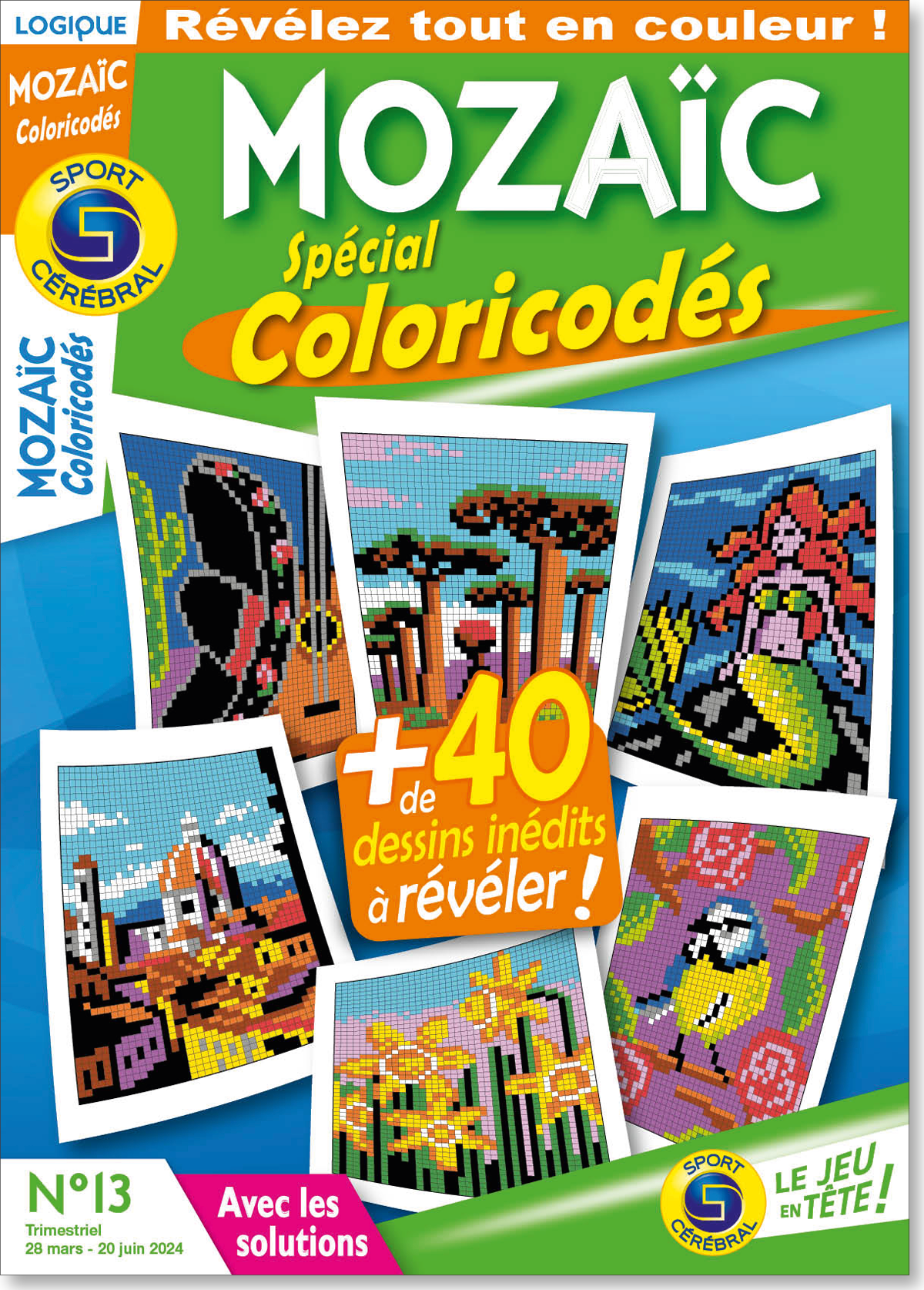 Mozaïc Spécial coloricodés Numéro 13