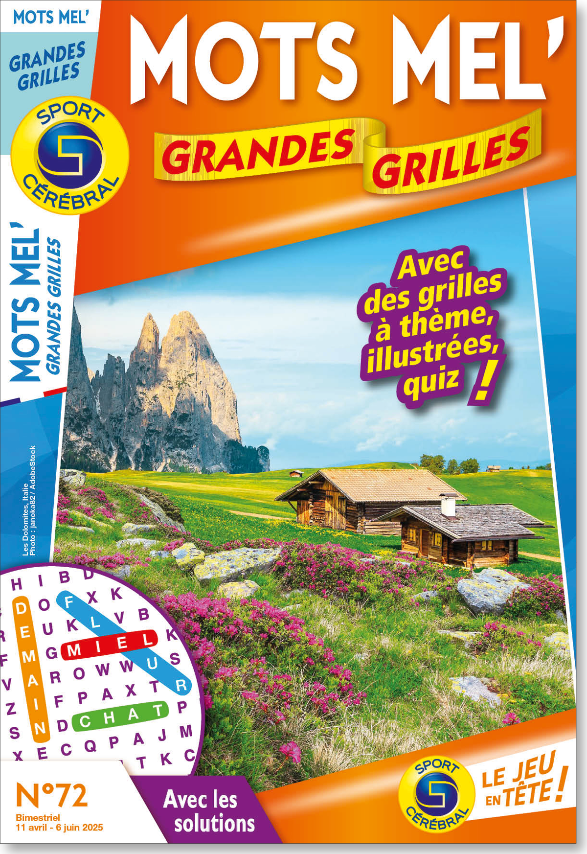 Mots Mel' grandes grilles Numéro 72