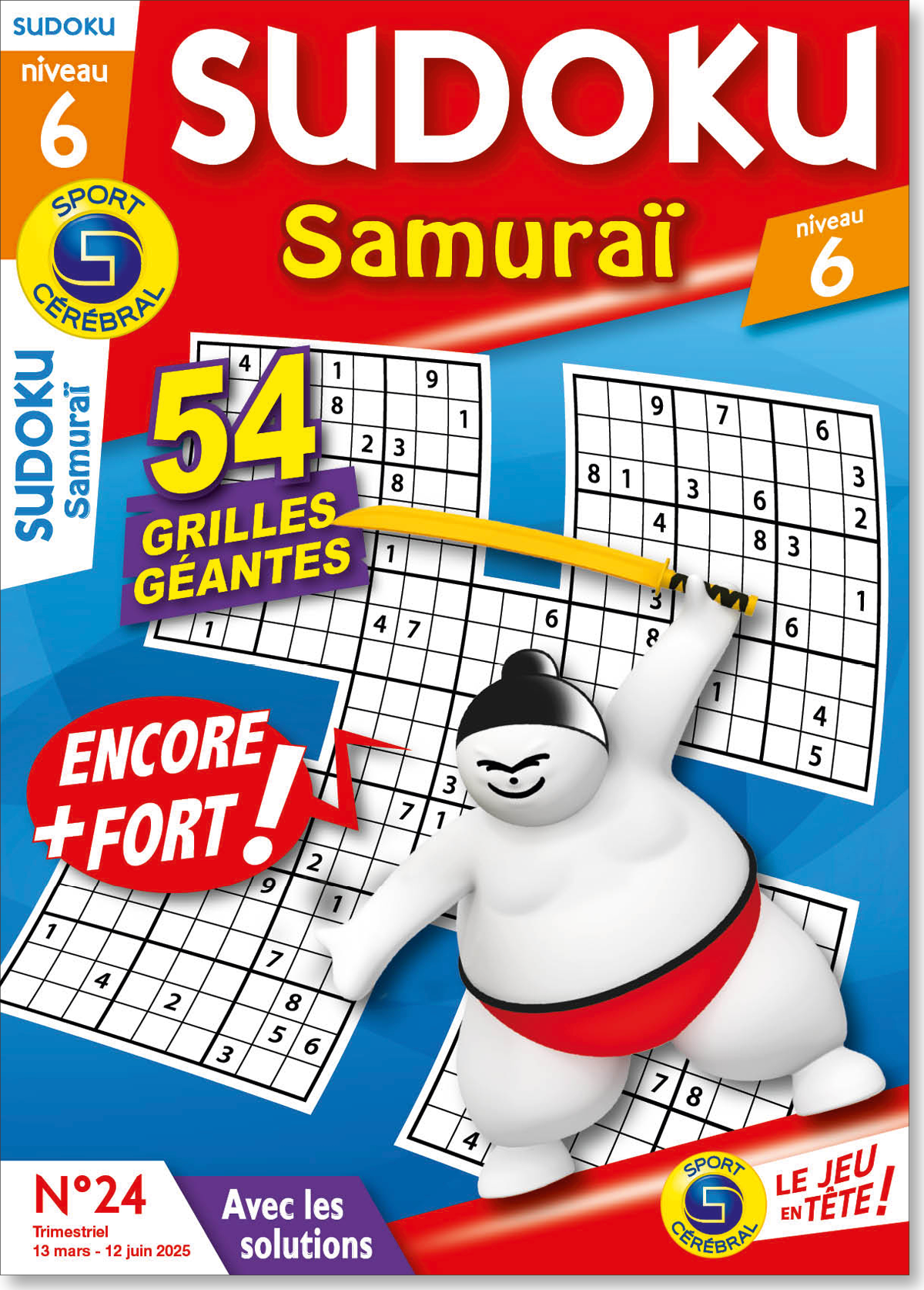 Sudoku Samuraï niveau 6 Numéro 24