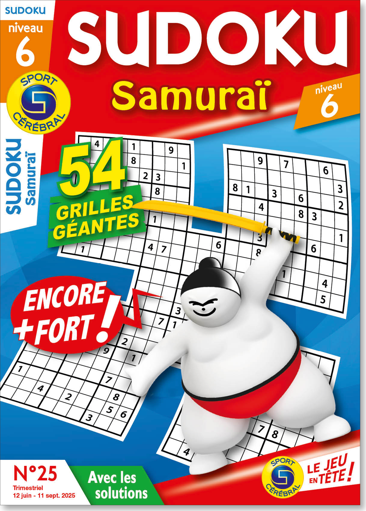 Sudoku Samuraï niveau 6 Numéro 25