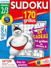 Sudoku 170 Grilles niveau 2/3 Numéro 139