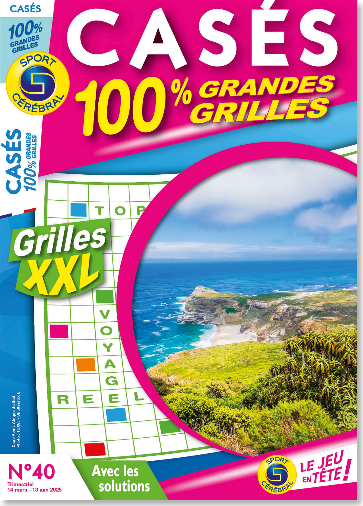 Casés 100% Grandes Grilles Numéro 40